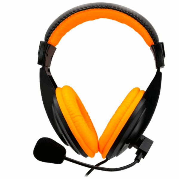 Audifonos Gamer Monster Games Loud Orange 3.5mm