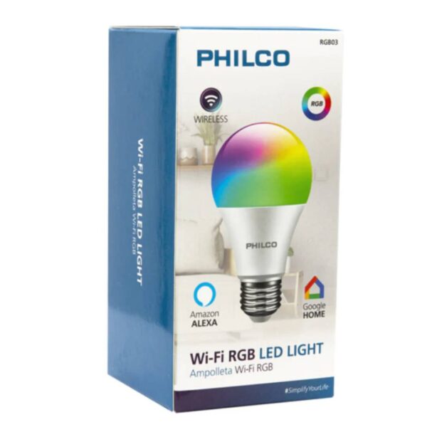 Ampolleta Led Philco RGB03 Wifi