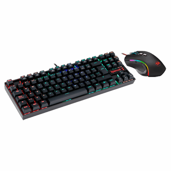 Pack Teclado y Mouse Gamer Redragon Kumara + Mouse Español