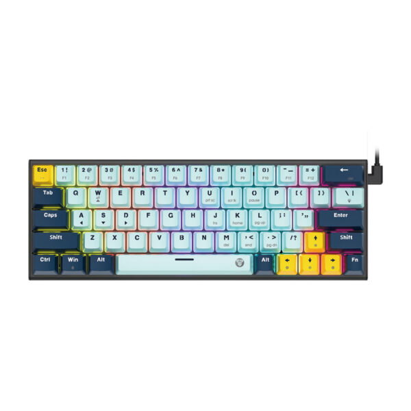 Teclado Fantech MK874V2 ATOM63 MIZU SkyBlue (Switch Red)