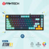 Teclado Fantech MK875V2 ATOM81 Mizu Edition Navy Switch Blue - Imagen 3