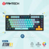 Teclado Fantech MK875V2 ATOM81 Mizu Edition SkyBlue Sw. Blue - Imagen 2