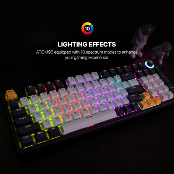 Teclado Fantech MK890V2 ATOM96 MIZU Navy (Switch Red) - Imagen 7