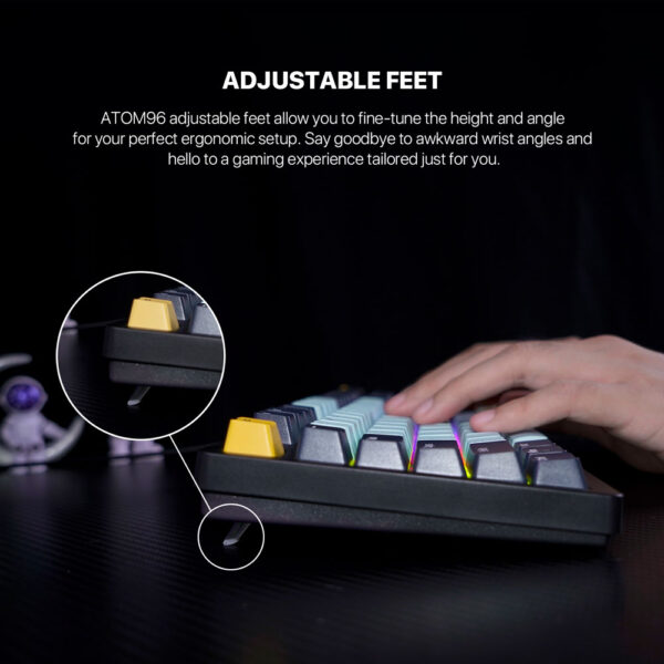 Teclado Fantech MK890V2 ATOM96 MIZU Navy (Switch Red) - Imagen 5