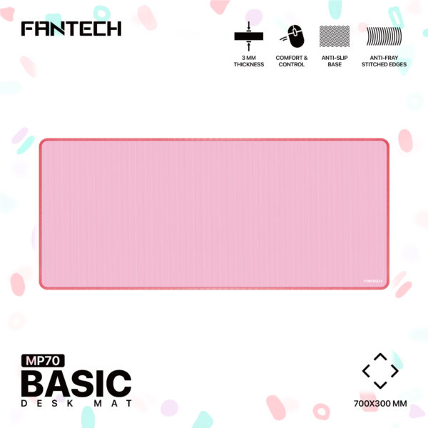 Mousepad Fantech MP70 BASIC XL Pink - Imagen 2