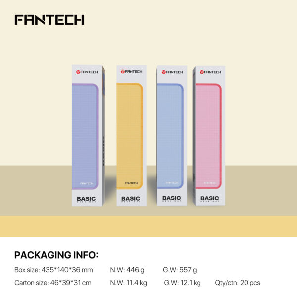 Mousepad Fantech MP70 BASIC XL Yellow - Imagen 8