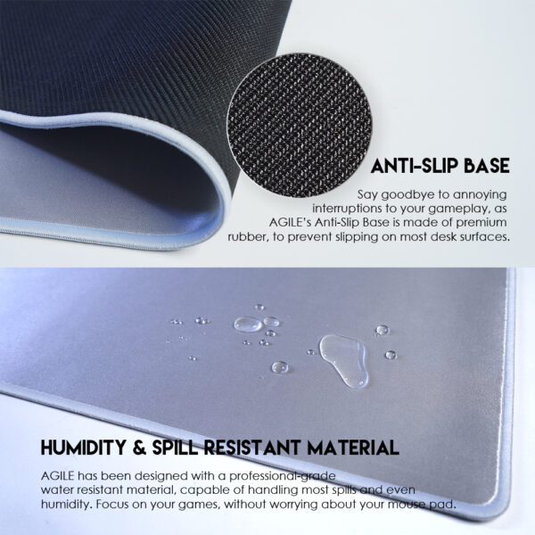 Mousepad Fantech AGILE MP903 XL Grey Edition 90x40x0.3cm - Imagen 8
