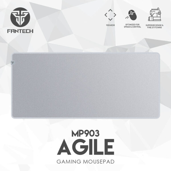 Mousepad Fantech AGILE MP903 XL Grey Edition 90x40x0.3cm - Imagen 2