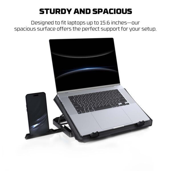 Base de Notebook Fantech NC14 Black RGB - Imagen 3