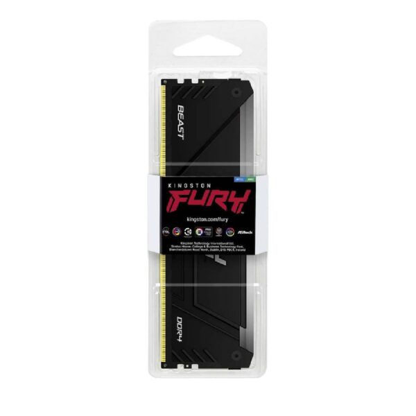 Memoria RAM Kingston FURY Beast RGB de 8GB DDR4 3200MHz DIMM - Imagen 2