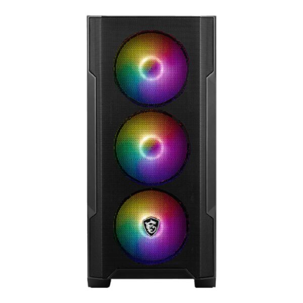 Gabinete MSI MAG FORGE M100A, 4 Ventiladores RGB, mATX - Imagen 2