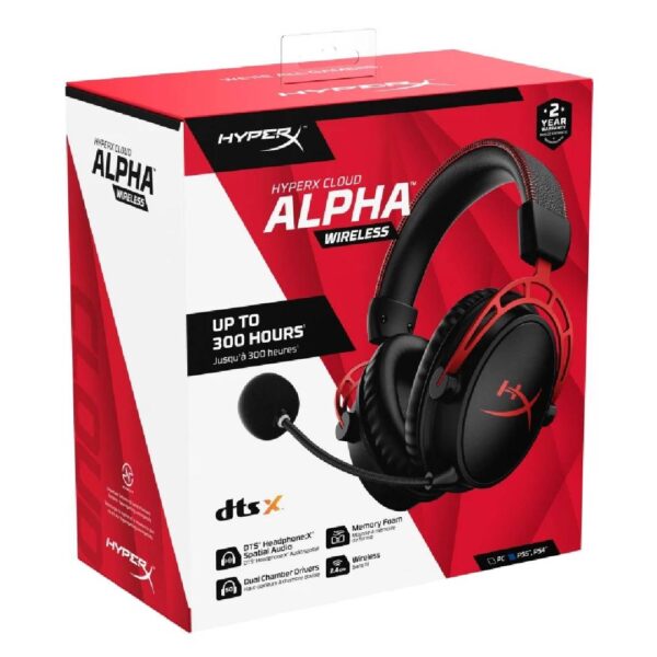 Audifonos Gamer HyperX Cloud Alpha Wireless - Imagen 6