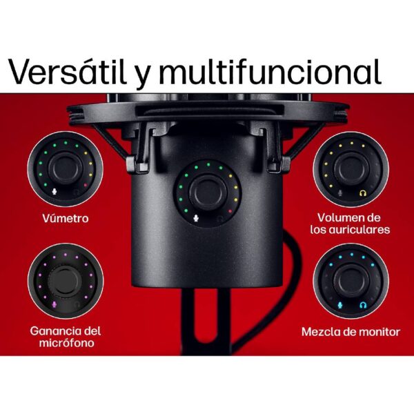 Microfono HyperX Quadcast 2 S Negro - Imagen 6