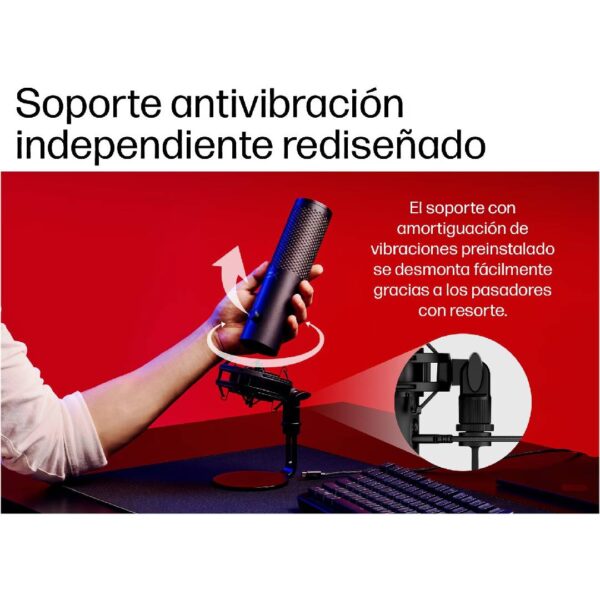 Microfono HyperX Quadcast 2 S Negro - Imagen 10