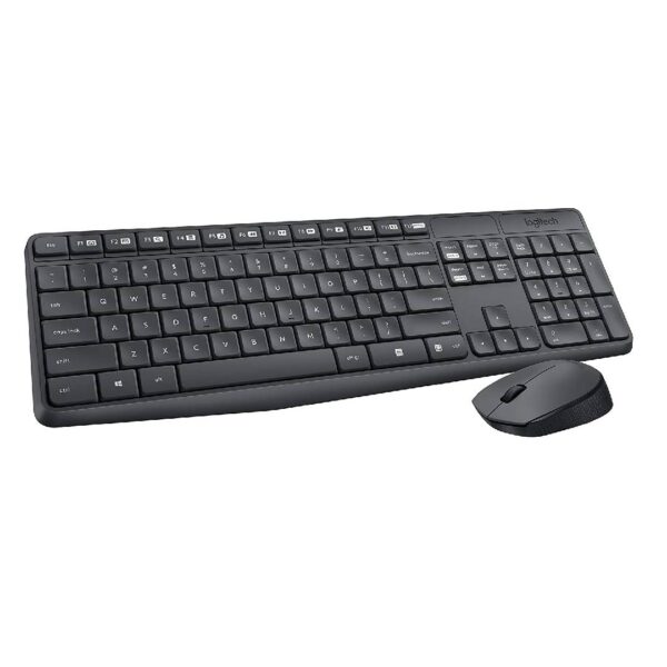 Teclado y Mouse Logitech MK235 Negro Antiderrame - Imagen 2