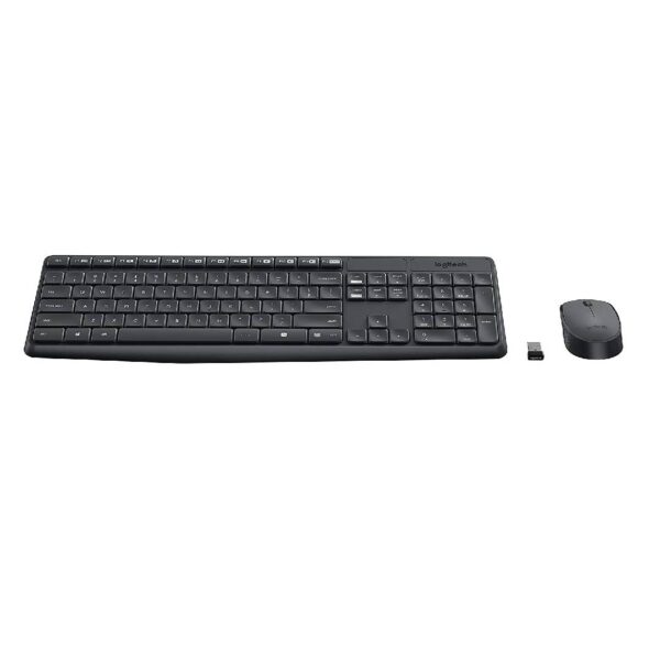 Teclado y Mouse Logitech MK235 Negro Antiderrame - Imagen 3