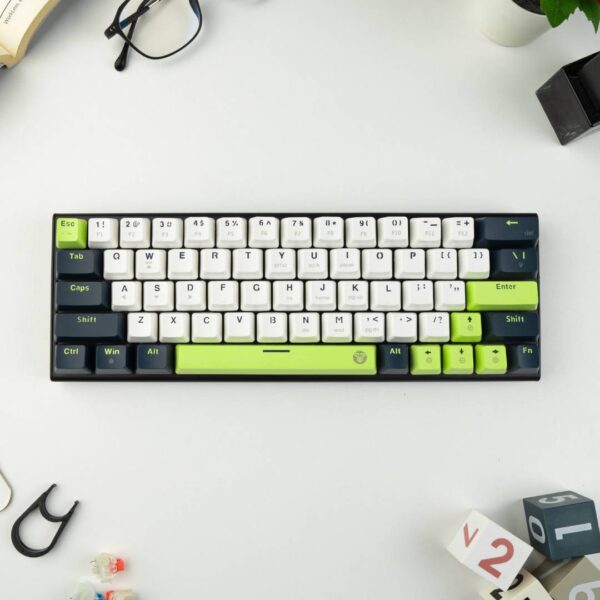 Teclado Fantech MK874V2 ATOM63 MORI White (Switch Red) - Imagen 7