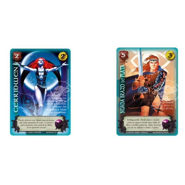 (PREVENTA) X3 Relatos Hijos de Daana: Luz Esmeralda + 2 Cartas Al Azar - Imagen 4