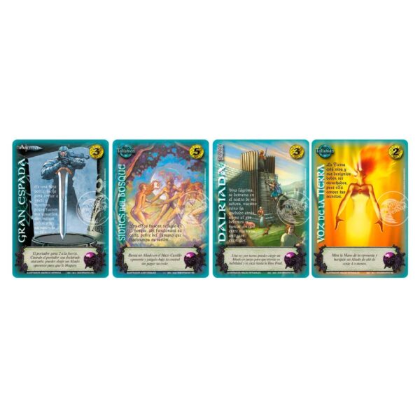 (PREVENTA) X3 Relatos Hijos de Daana: Luz Esmeralda + 2 Cartas Al Azar - Imagen 5