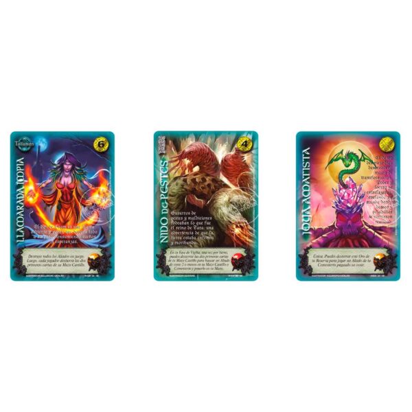 (PREVENTA) X3 Relatos de Hijos de Daana: Necromancia + 2 Cartas Al Azar - Imagen 5