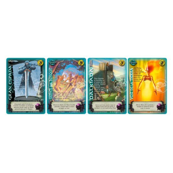 (PREVENTA) X3 Relatos de Hijos de Daana: Necromancia + 2 Cartas Al Azar - Imagen 7