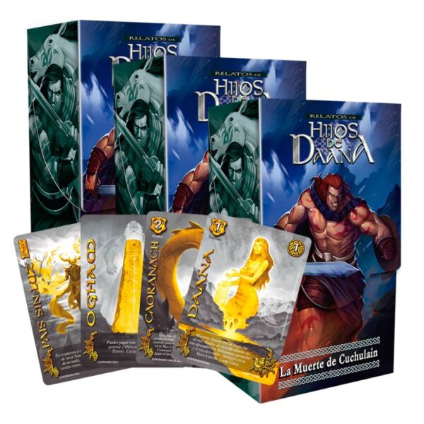 (PREVENTA) X3 Relatos de Hijos de Daana: Muerte de Cuchulain + 2 Cartas
