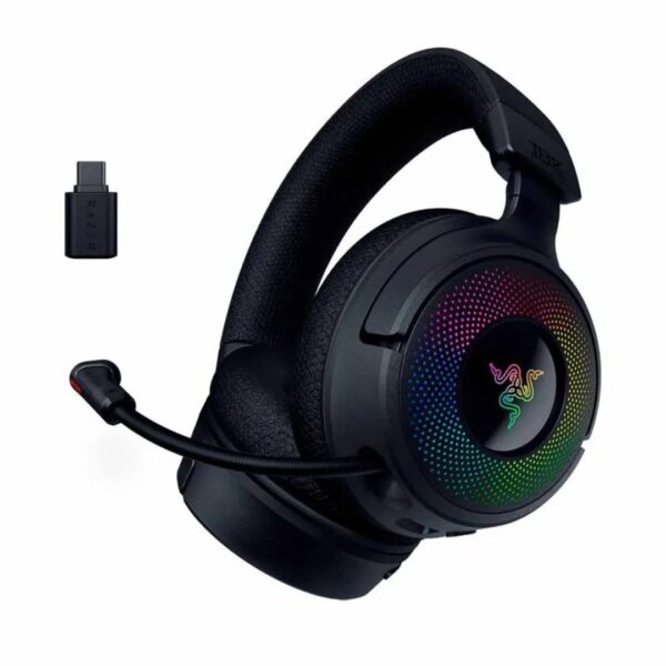 Audifonos Razer Kraken V4 THX TriForce Titanium Chroma RGB
