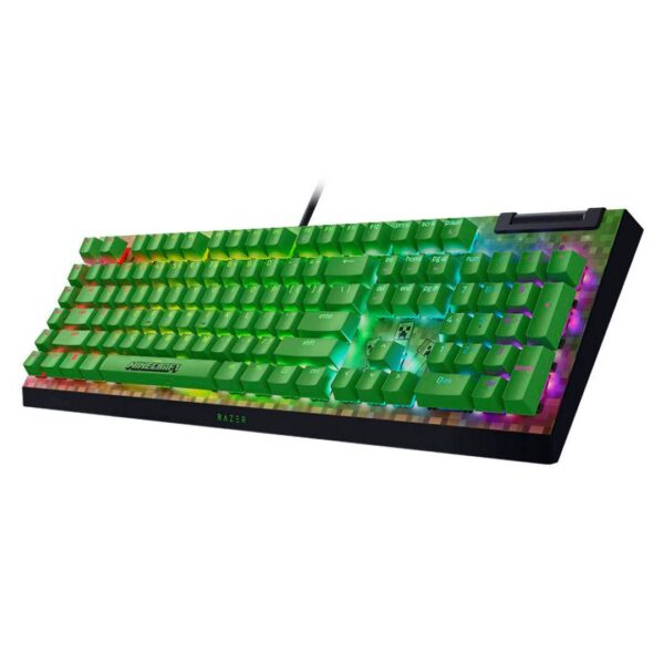 Teclado Gamer Razer BlackWidow V4 X Minecraft Edition - Imagen 2