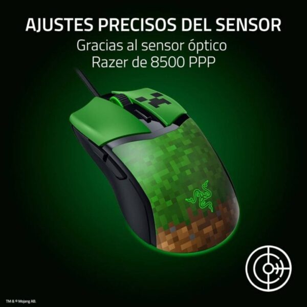Mouse Gamer Razer Cobra, Minecraft Edition - Imagen 6