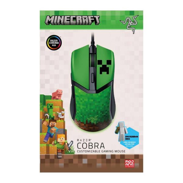 Mouse Gamer Razer Cobra, Minecraft Edition - Imagen 4