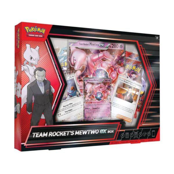 Pokemon TCG: Team Rocket’s Mewtwo ex Box Inglés