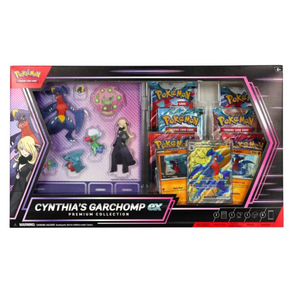Pokemon TCG: Cynthia’s Garchomp ex Premium Collection Ingles - Imagen 2