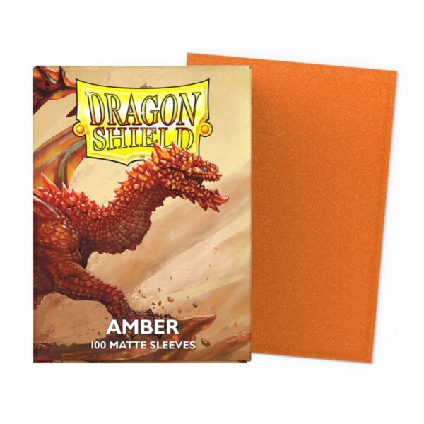 Protectores Dragon Shield: Standard- Matte Amber