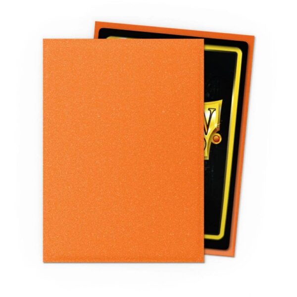 Protectores Dragon Shield: Standard- Matte Amber - Imagen 3