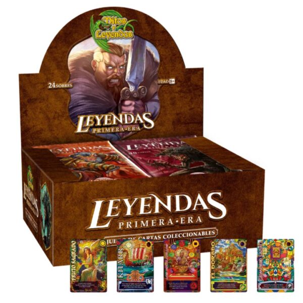 (PREVENTA) Display 24 Sobres Leyendas Primera Era 4.0, Mitos y Leyendas