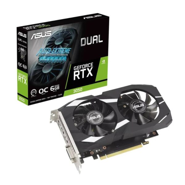 Tarjeta de Video ASUS Dual GeForce RTX 3050 OC 6GB GDDR6