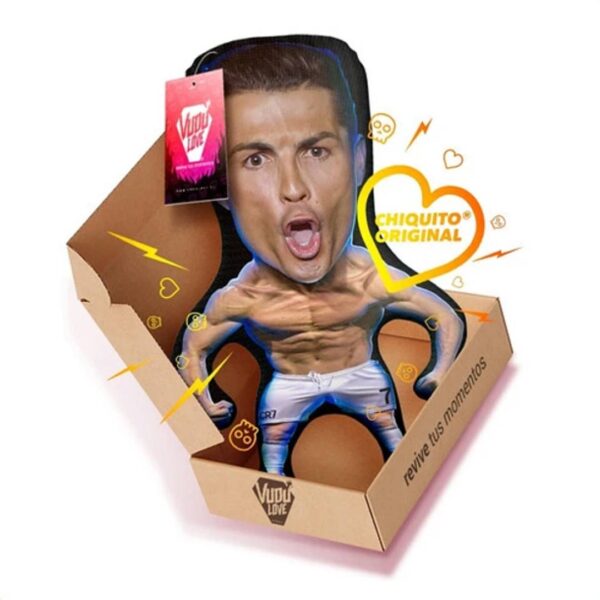 Cojín Cristiano Ronaldo: El Bicho Chiquito 40x30cm Vudú Love