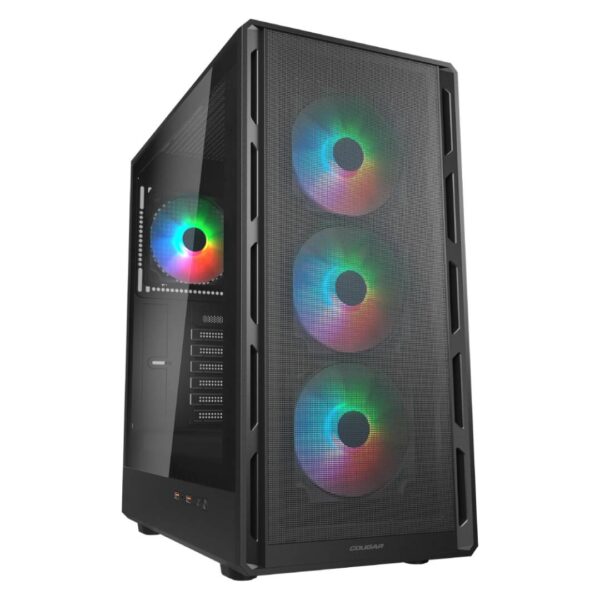 Gabinete Cougar Airface Pure RGB Negro (3 front, 1 back fan)