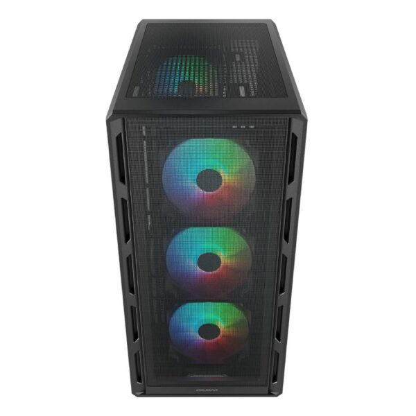 Gabinete Cougar Airface Pure RGB Negro (3 front, 1 back fan) - Imagen 4