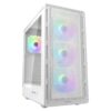 Gabinete Cougar Airface Pure RGB White (3 front, 1 back fan)