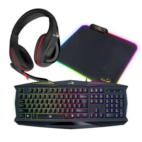 Combo Gamer Genius Killer K220 (Teclado+Mousepad+Audifonos)