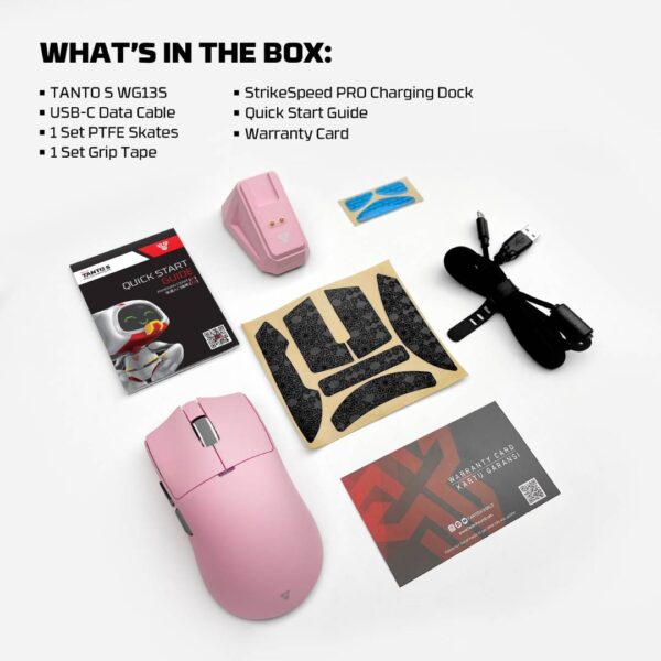 Mouse Fantech WG13 S TANTO S Pink - Imagen 8