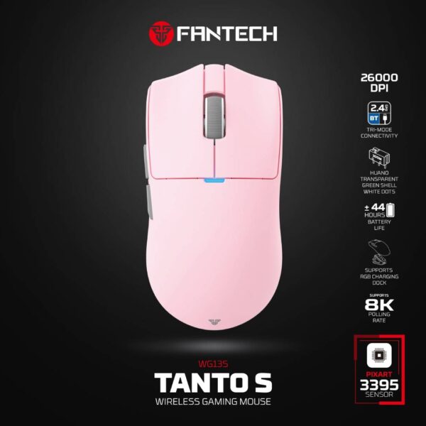 Mouse Fantech WG13 S TANTO S Pink - Imagen 9