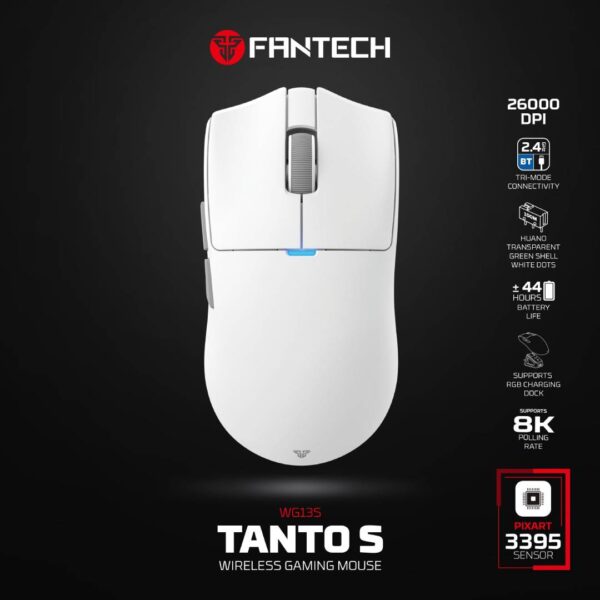 Mouse Fantech WG13 S TANTO S White - Imagen 8