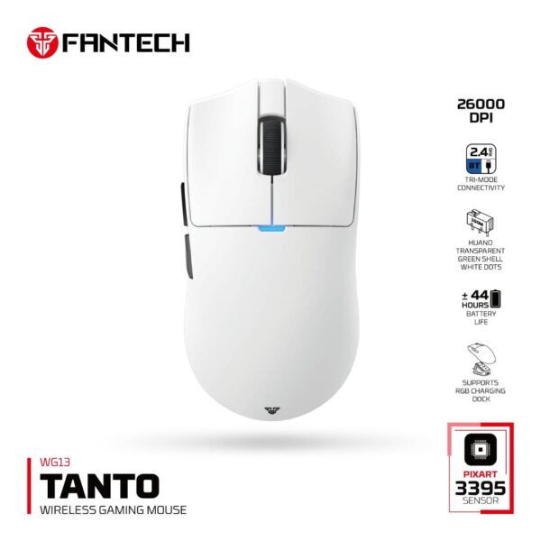Mouse Fantech WG13 TANTO White - Imagen 2