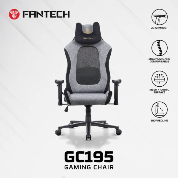 Silla Gamer Fantech GC195 Grey - Imagen 7