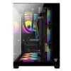 Gabinete Fantech CG85 LUMINA RGB Black - Imagen 6