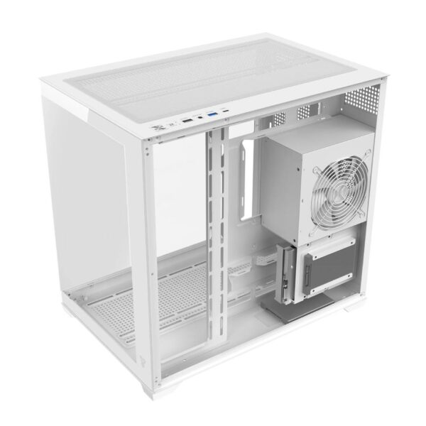 Gabinete Fantech CG85 LUMINA RGB White - Imagen 2
