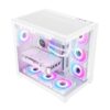 Gabinete Fantech CG85 LUMINA RGB White - Imagen 5