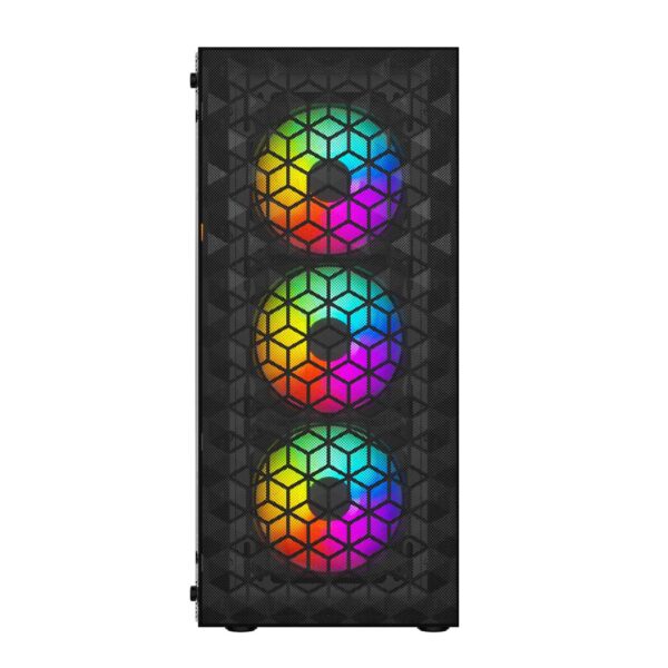 Gabinete Fantech CG83 AERO FRGB Black Edition - Imagen 3